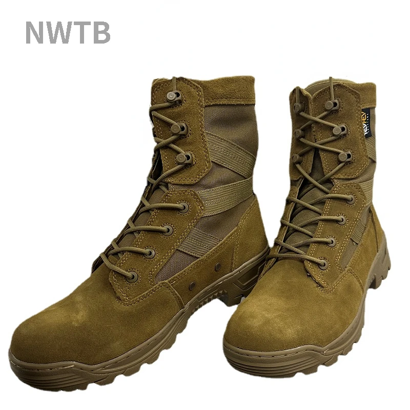 Botas altas de cuero para hombre, botas de combate negras para hombre,  botas militares negras, botas tácticas para hombres con cremallera, botas  de