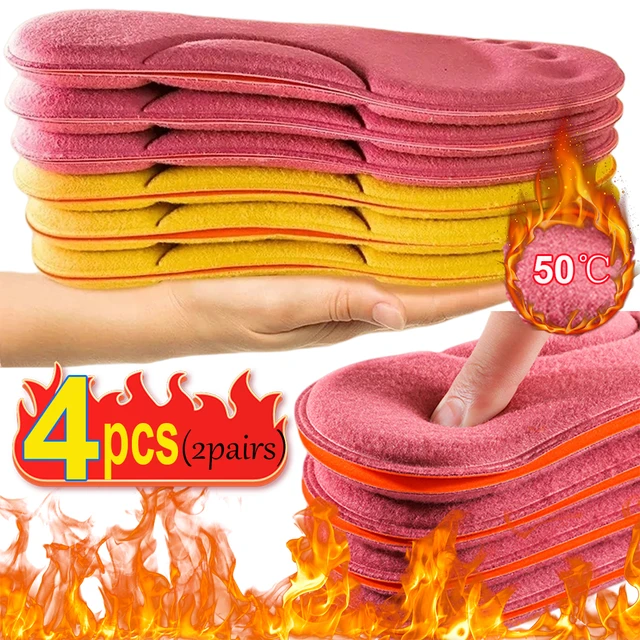 Plantillas térmicas termostáticas para hombre y mujer, almohadillas térmicas  de espuma viscoelástica, con soporte para el arco, para invierno -  AliExpress