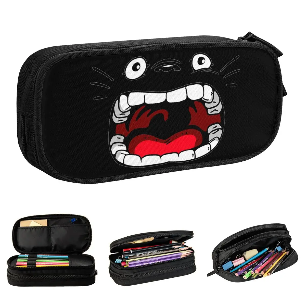 

Коробка для ручек My Neighbor Mouth, двухслойные вместительные школьные принадлежности, пенал, прекрасный подарок