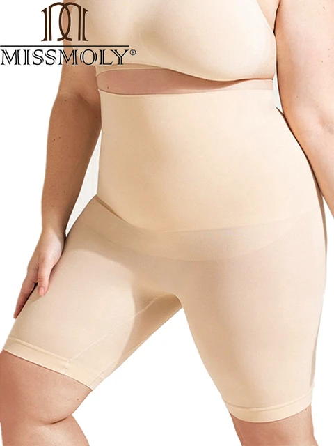 MISSMOLY Womens High Waisted Plus Size Shapewear Tummy Control Body Shaper  Shorts Thigh Slimming Waist Trainer Shaping Panties - AliExpress