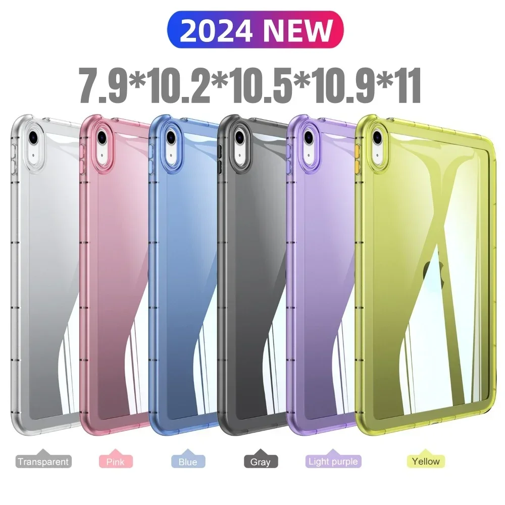 Clear Soft Back Tablet Case - Universal Fit