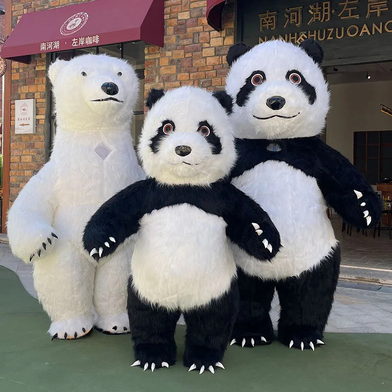 

Plush Doll mascot cosplay clothing Inflatable panda 2 m/2.6 m custom manufacturer net red teddy bear koala dance bear