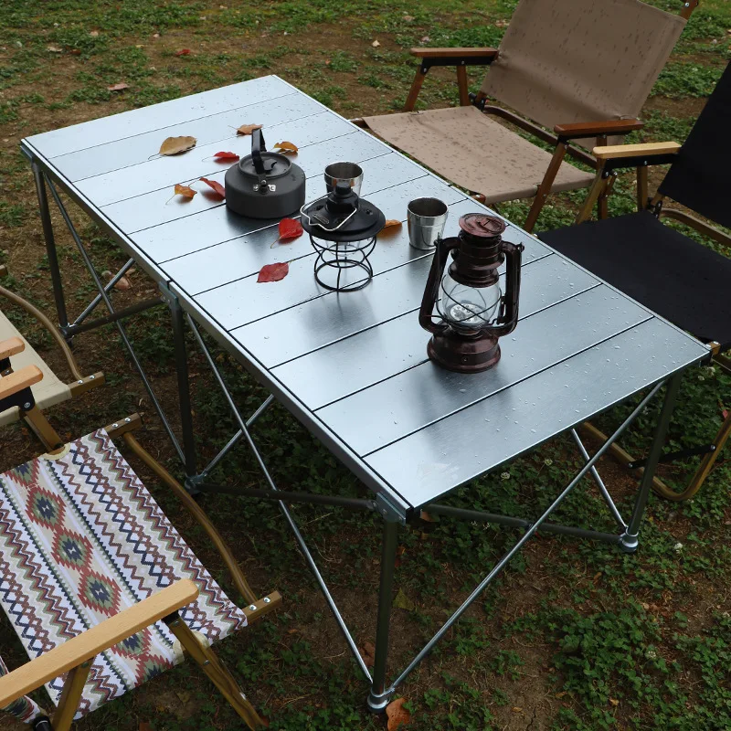 

Aoliviya Official Bulin Mountain Outdoor Lift Table Camping round Picnic Table Fishing Folding Table Aluminum Alloy Metal Drawin
