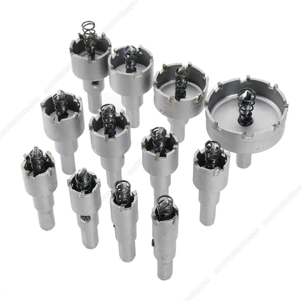 

12Pcs 15mm-50mm Metal Hole Saw Tooth Kit Drill Bit Set Stainless Steel Alloy Wood Cutter Universal Metal Cutter Tool Durable