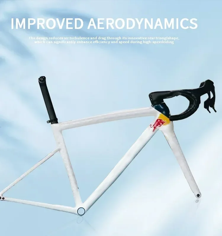 2024 SL8 Dongli T1100 Carbon Fiber Bicycle Frame Ultra Light Customize Color Windproof Design Disc Brake