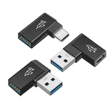 Adapter OTG USB 3 1 typu C kobiet do USB 3 0 męski konwerter 10 gb s typu C do USB 3 0 90 stopni pod kątem do USB C złącze OTG tanie tanio TWISTER CK TYPE-C NONE CN (pochodzenie) Transmisji danych