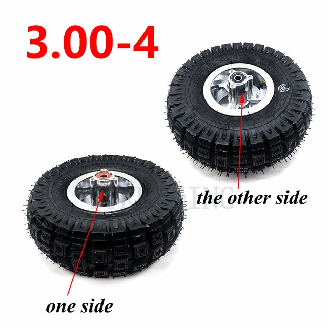 3.00-4 Wheel Tyre with Alloy Hub Rim 3.00-4 Inner Tube Outer Tire