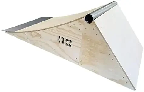 Launch WR-Wood Skateboard Launch Ramp with Coping and Wall Ride-Blast Over The Ramp or Hit The Back Wall Rid