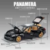 1:24 Porsche Panamera Alloy Car Model Simulation Sound And Light Pull Back Toy Car Metal Sports Car Boys Collection Gift C288 4