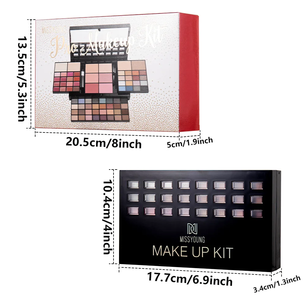 Makeup Kit for Women Full Set Face Primer Bronzer Eyeshadow Brushes Multi-Purposes