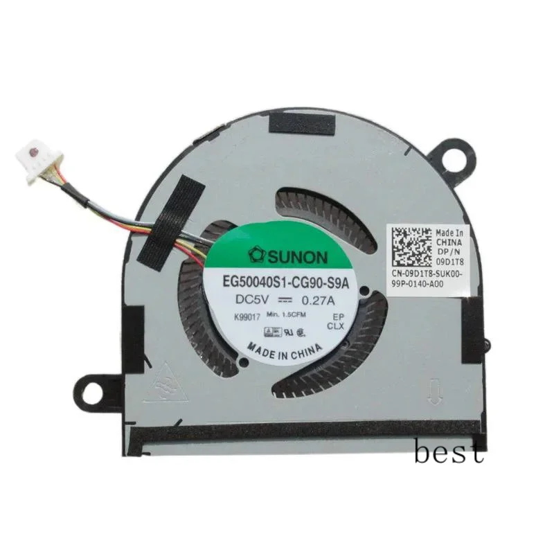 

New Original Laptop CPU Cooling Fan For Dell Latitude 14 7400 P100G001 9410 2-in-1 DC28000M3SL EG50040S1-CG90-S9A 09D1T8