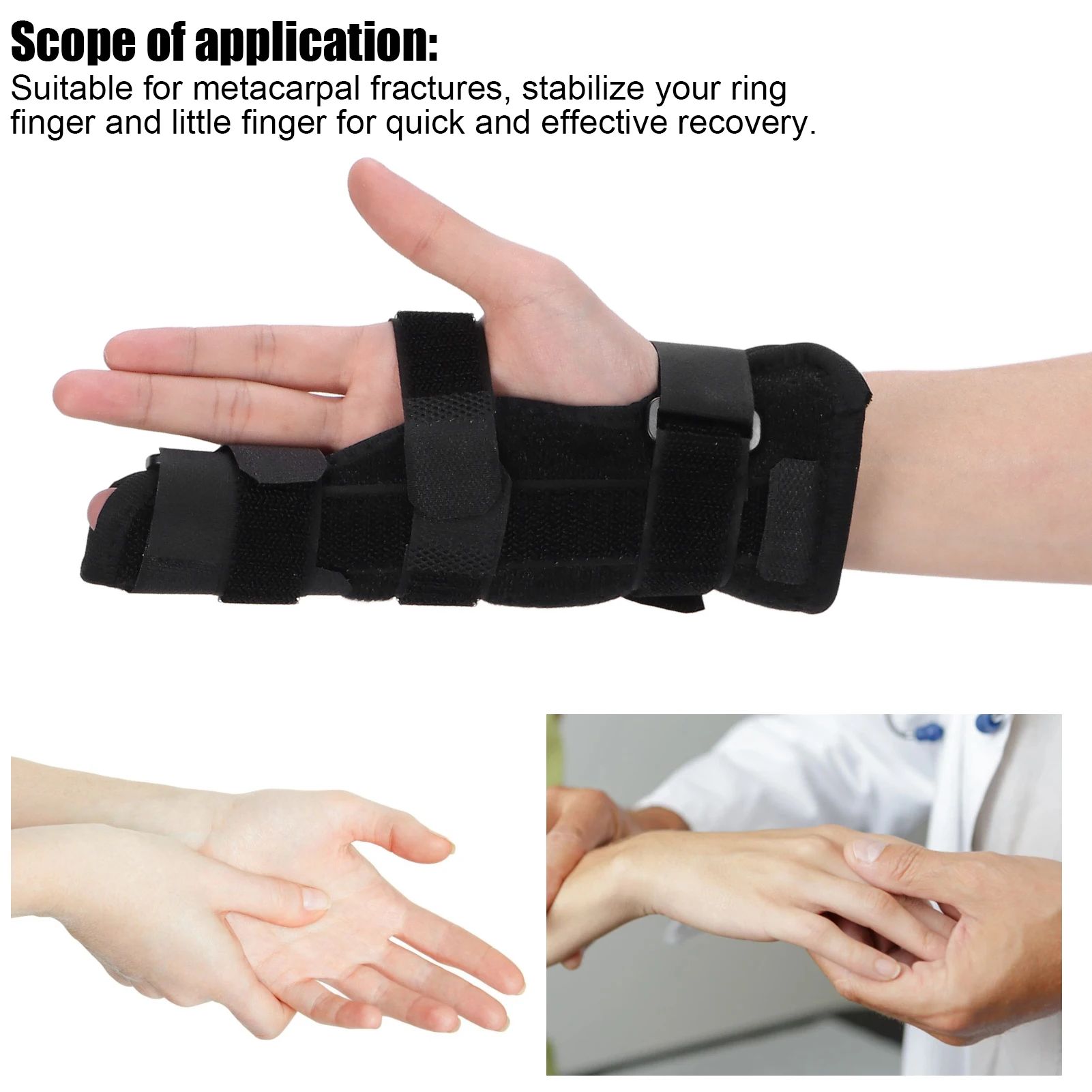 Finger Brace Adjustable Splint Comfortable Hand Support Breathable Relief Stabilizer For Broken Fingers Hand Brace Finger Splint 2