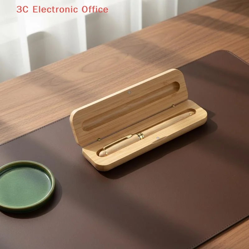 펜 부드러운 필기감 교사 선물 필기구 자연 대나무 펜 대나무 상자 펜 나무 만년필 케이스 대나무 만년필