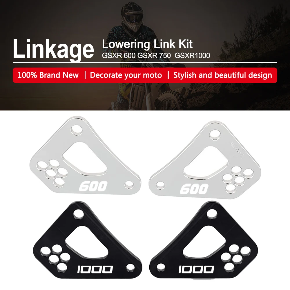 

Motorcycles Accessories Linkage Lowering Link Kit CNC Aluminum For SUZUKI GSX R 600 GSXR 750 2011-2020 GSXR1000 2009 -2020 Parts