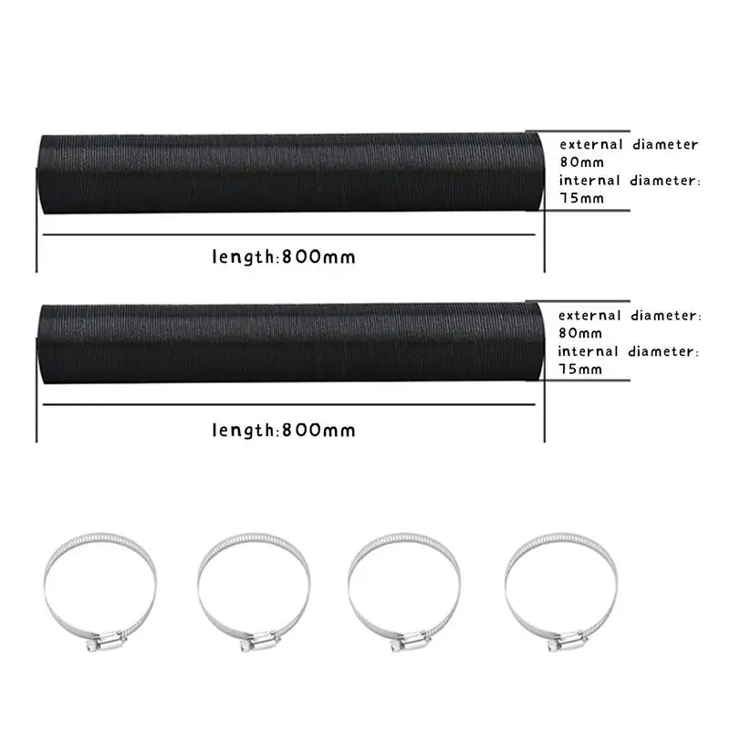 75mm Car Air Diesel Heater T/Y Pipe Duct Warm Air Outlet Vent Hose  Winter Auto Parking Heater Pipe For Webasto for Eberspacher