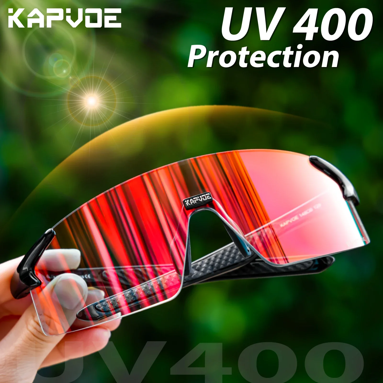 KAPVOE Bike Cycling Glasses UV400 Men Women Outdoor Sport Eyewear Driving fishing camping Goggles cycling sunglasses cycling glasses sun glasses bicycle glasses sports glasses sport sunglasses sports goggles driving sunglasses