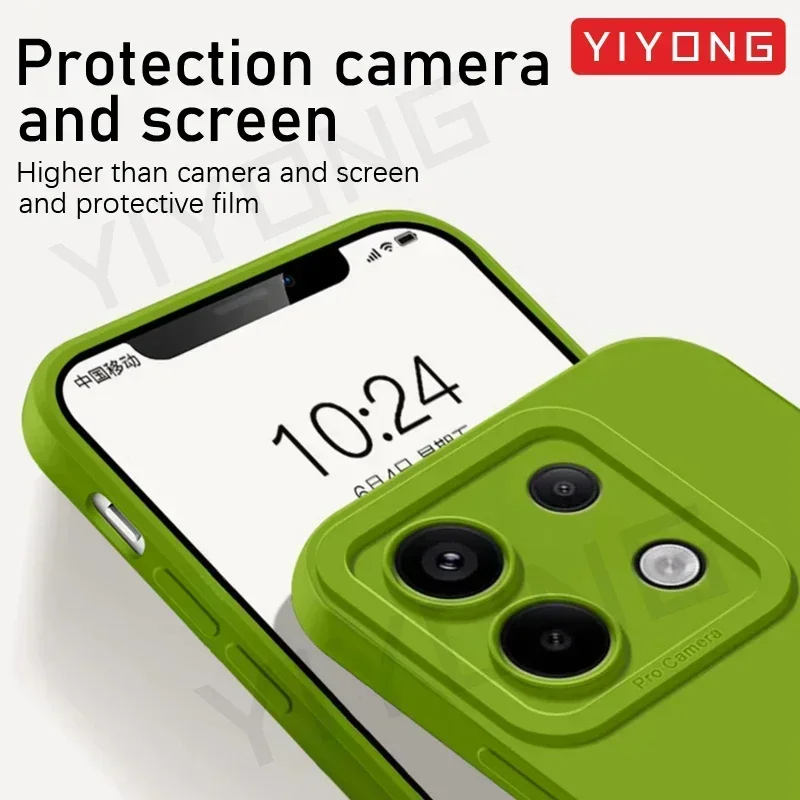 Silky Liquid Silicone Soft Phone Case - YIYONG