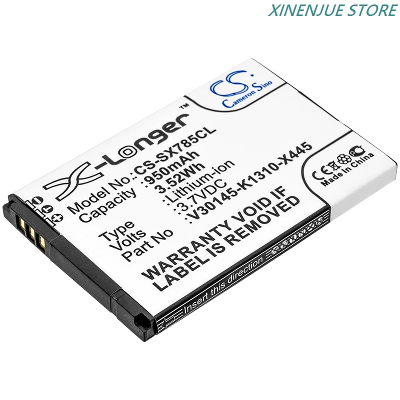 vhbw Accu compatibel met Siemens Gigaset SL78H, SL610H Pro, SL780, SL785, SL788 draadloze vaste telefoon (800mAh, 3,7V, Li-Ion