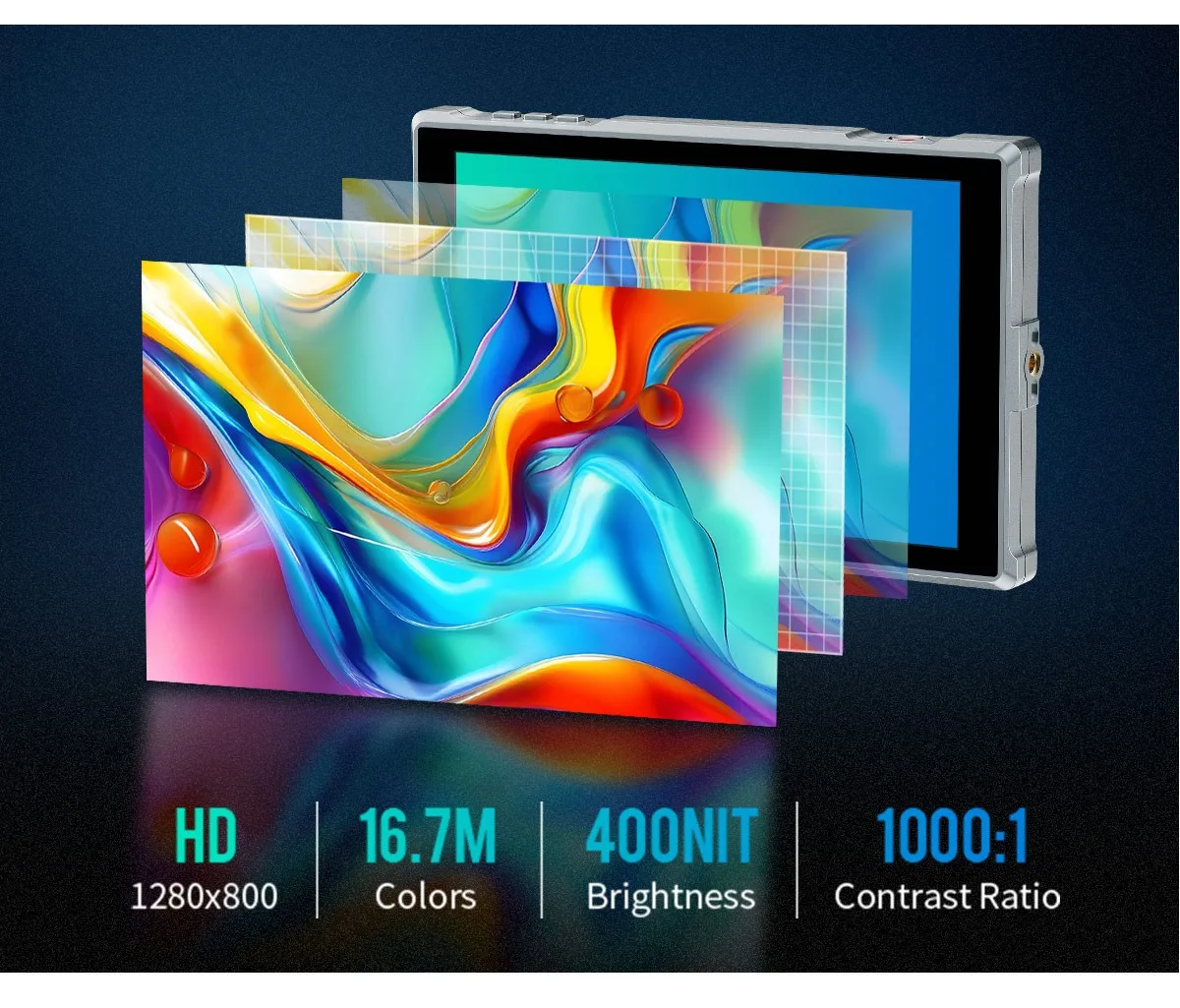 FW759 PRO 7" IPS HDMI On-Camera Touchscreen Camera Monitor