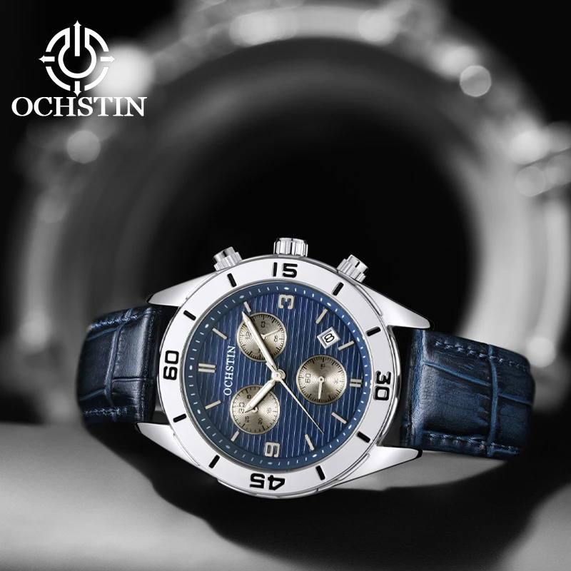 OCHSTIN Hot Model 2024 Mariner Series Sports Trend Waterproof Watch Multifunction Quartz Movement Men's Quartz Watch