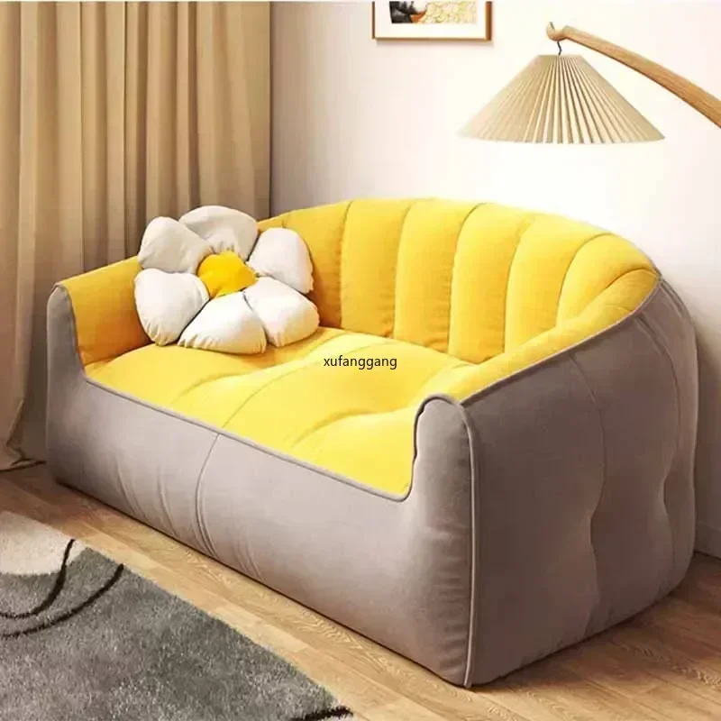 Lazy Sofa Bedroom Room, Balcony Small Sofa Bean Bag Set Living Room Furniture Lounge Chair Tatami Small Apartment