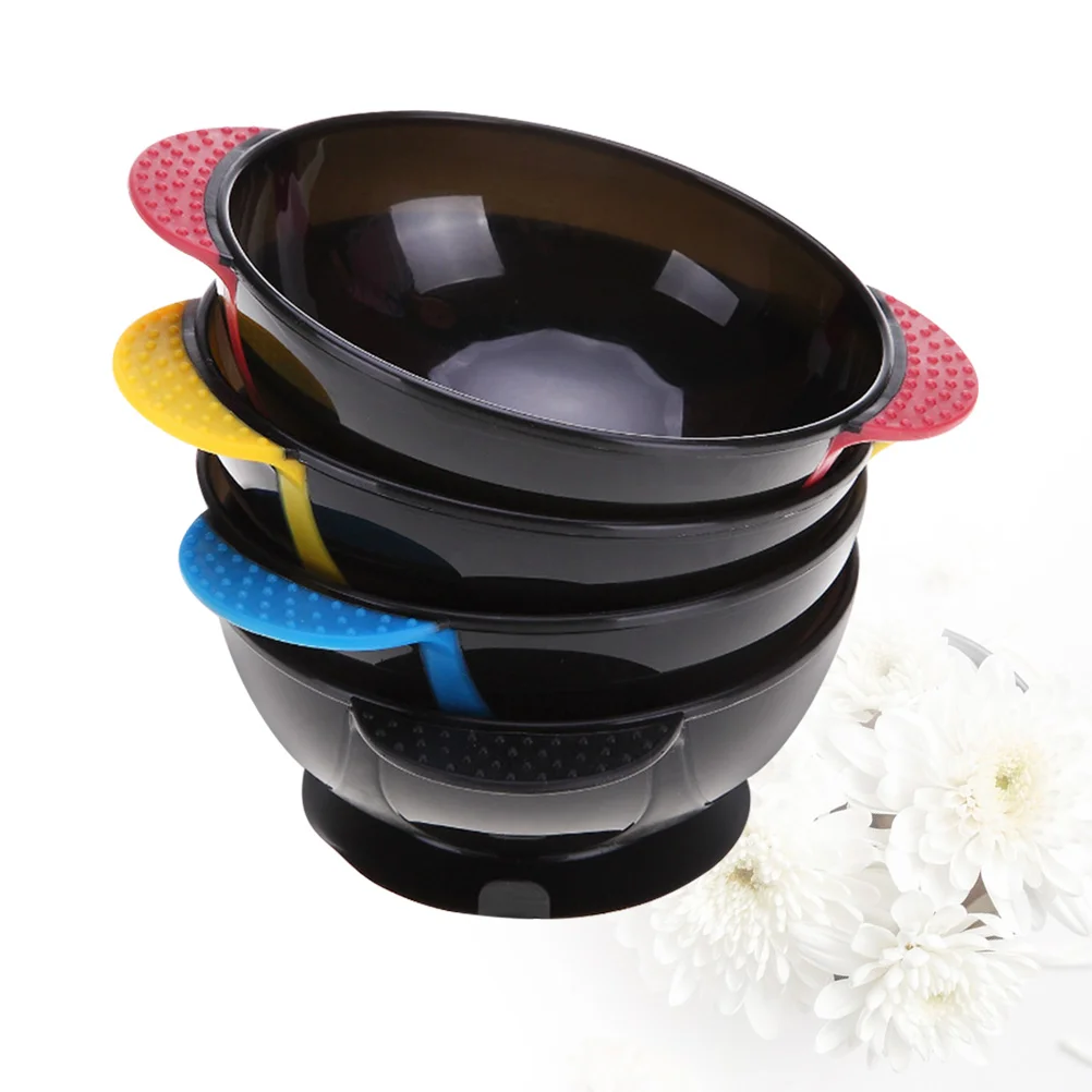 

4 Pcs Silicone Kit Dyeing Bowl Tinting Bowls Baking Oil Hair Coloring Hairdressing