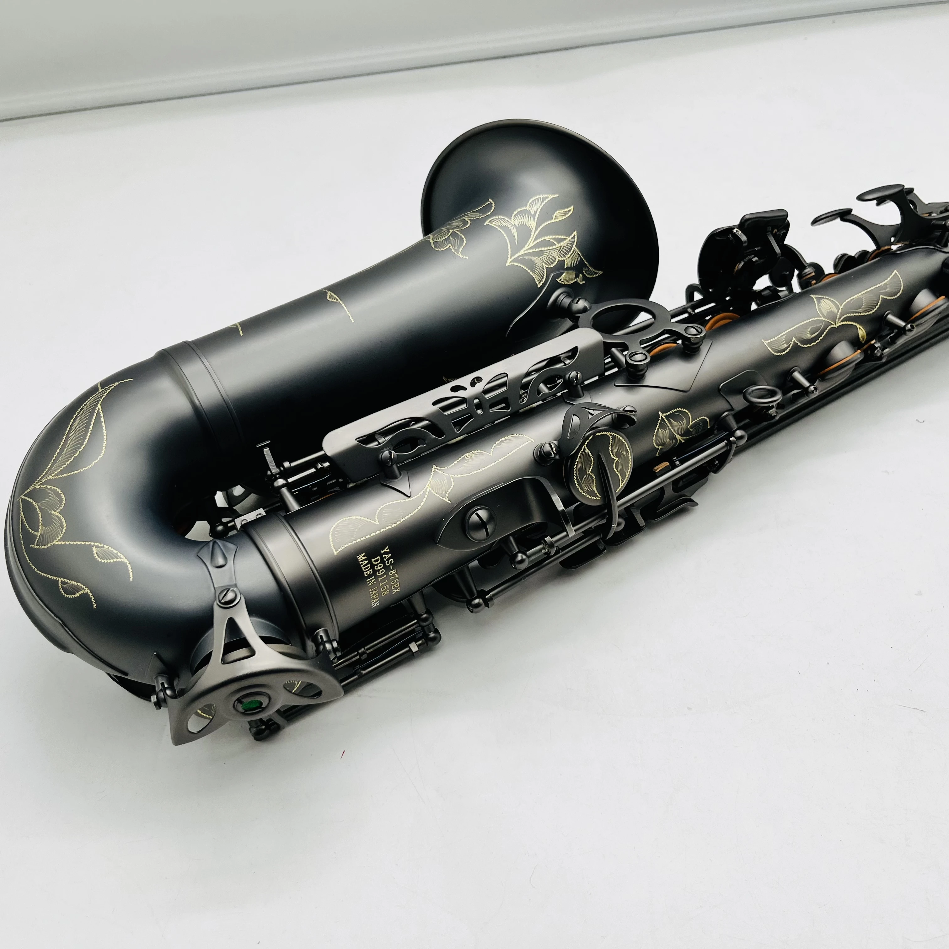 High Quality YAS-875EX Alto Saxophone Eb Tune Black Nickel Plated Professional Instrument With Case