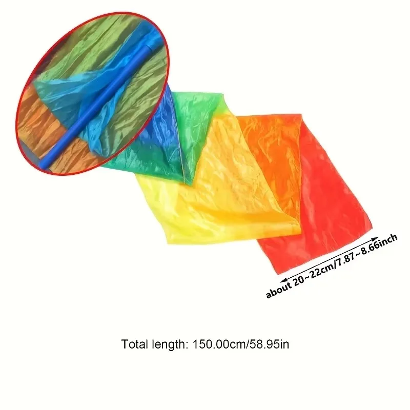 1PC Dance Gymnastics Silk Ribbons 1.5mx20cm Adults and Children Dancing Sports Props Flinging Silk