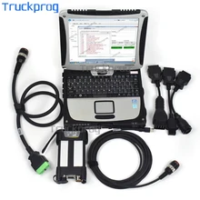 

For Volvo Vocom II 88894000+V2.7 2.8 PTT dev2 VOCOM 2 Impact for volvo truck excavator loader diagnostic tool+ CF19 laptop