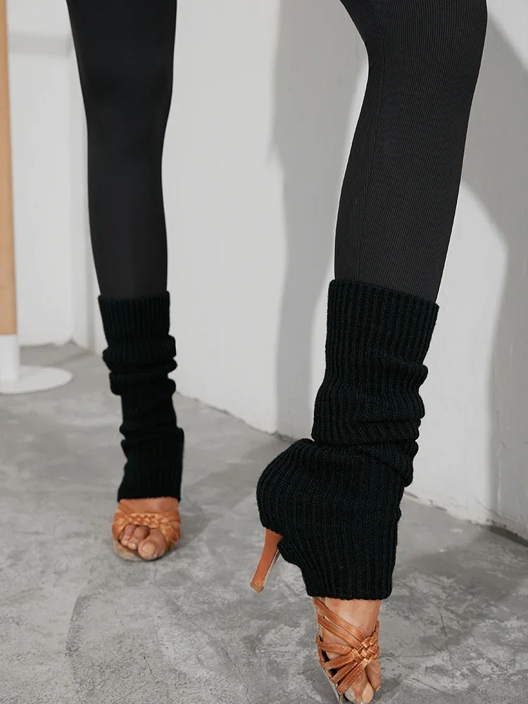 ZYMWinterLatinDanceSocksLegAnkleWarmerwithHoleBallet