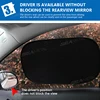 SEAMETAL 2PCS Car Electrostatic Sunshade UV Protector Self Adhesive Car Side Window Mesh Sun Visor Summer Protection Film 50x30 3