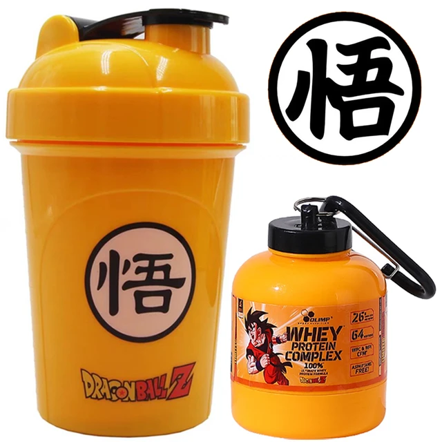 Dragon Ball Goku Shake Cup Plastic Creative Sports Fitness Drinking Cup  Bottle Logo Protein Powder Milkshake