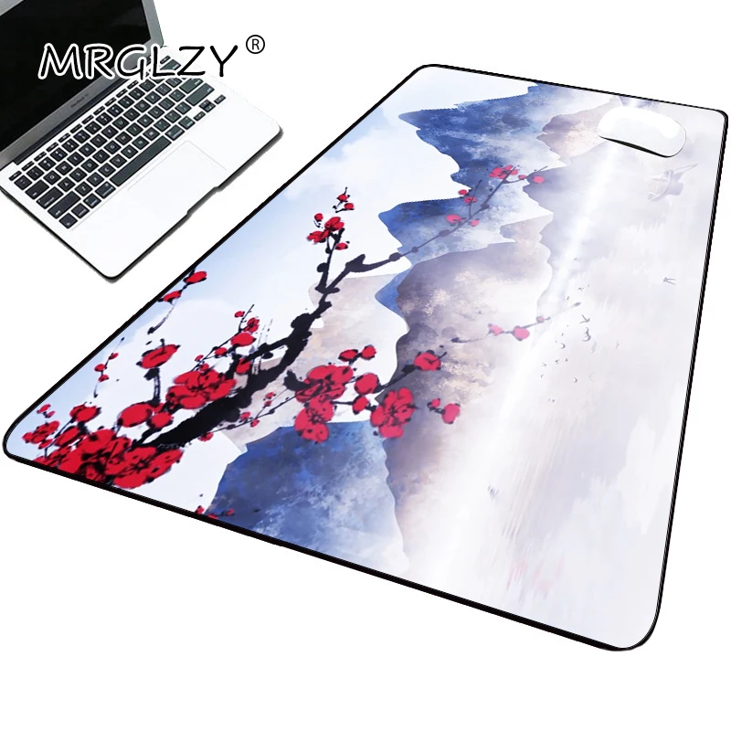 

Chinese Feng Office Carpet Shui Ink Painting Landscape Mouse Pad Computer Desks Home Office Accessories Mouse Mats Computer Mat