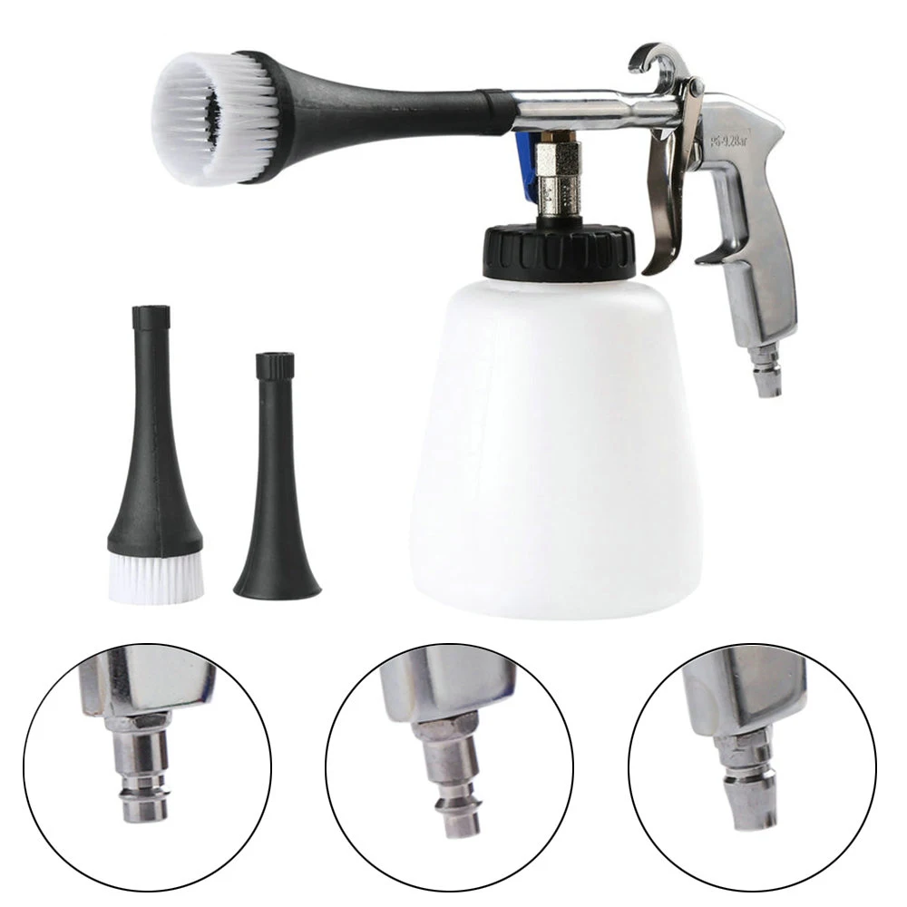 

Dust Deep Cleaning Gun Portable Interior Deep Cleaning Blowing Dust Machine Gun Washer With Brush Car Wash Tool