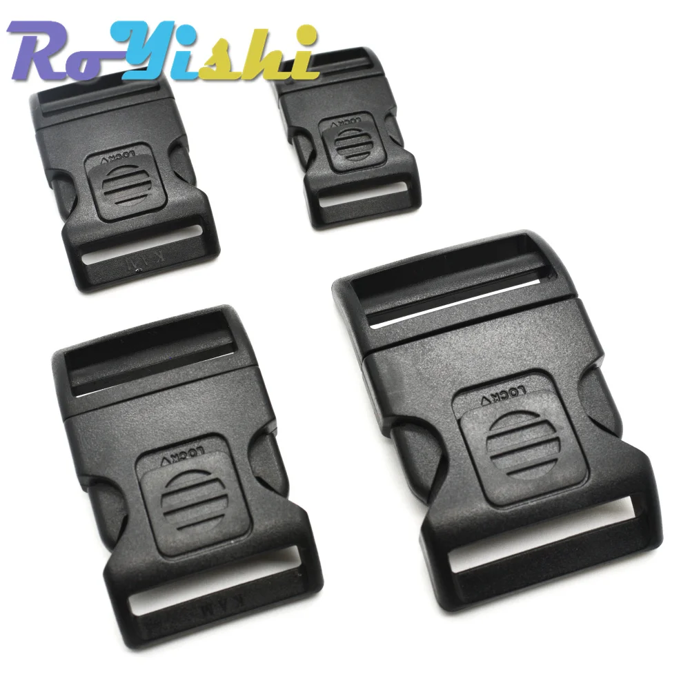 IPEA Fibbie in Plastica per Zaino e Borse - 4 pezzi - Made in Italy