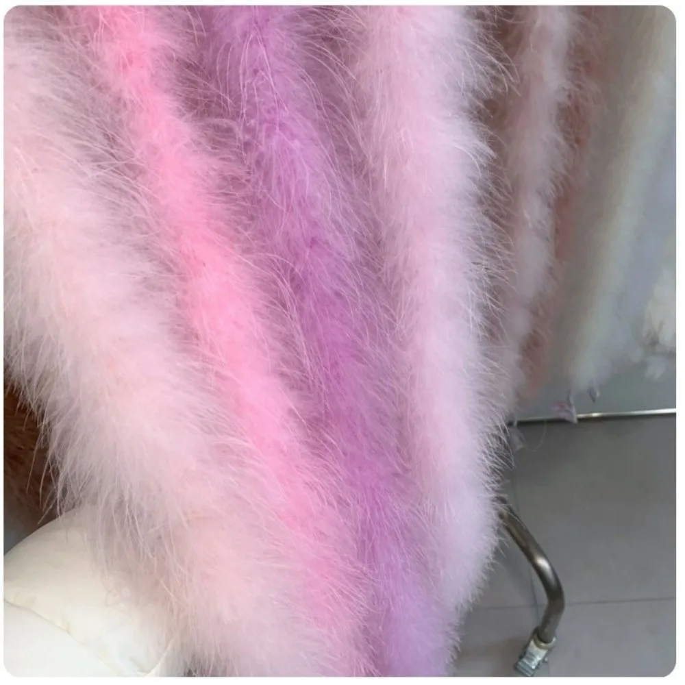 New 2 Meter Decorative Strip Cuff Strip DIY Apparel Sewing Fluffy Trim Home Decor Faux Fur Artificial Fur Decoration
