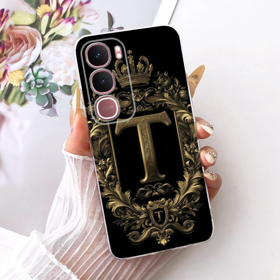 Stylish Crown Letters Soft Silicone Phone Case Cover