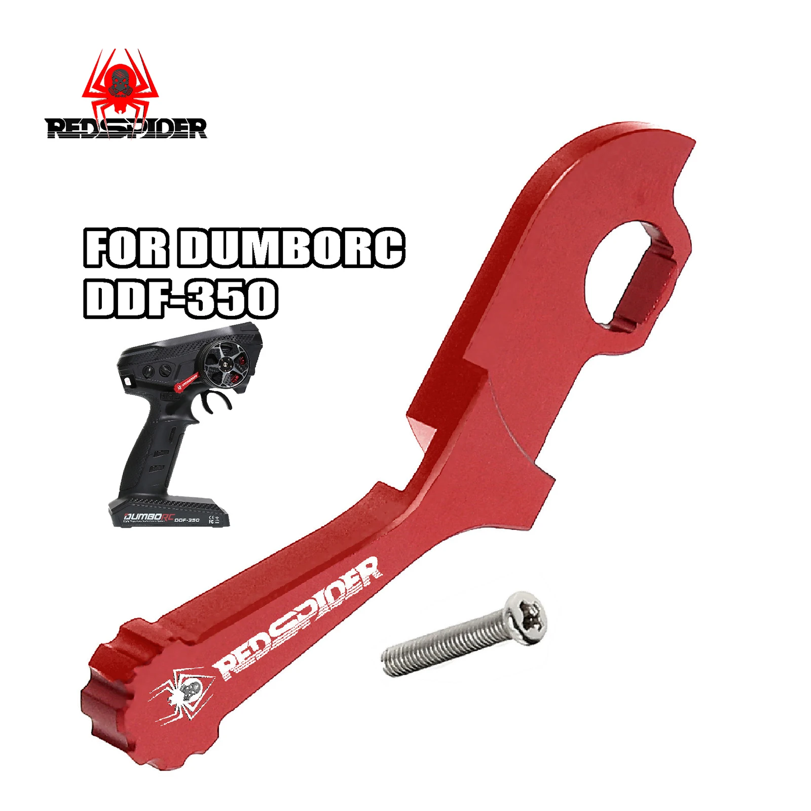 레드 스파이더 1세트 금속 한 손용 트리거, 덤보 DUMBORC DDF-350에 사용됨 R306 레드의 DIY 개조
