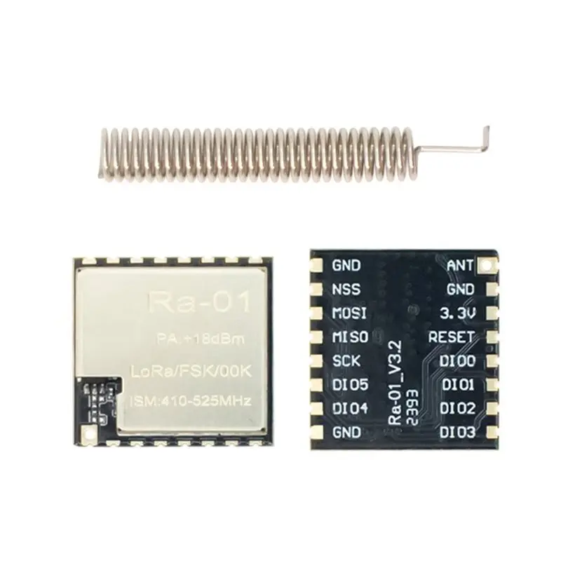 Ra-01 모듈 SX1278 Lora 무선 RF 데이터 전송 모듈 SPI 인터페이스 433Mhz