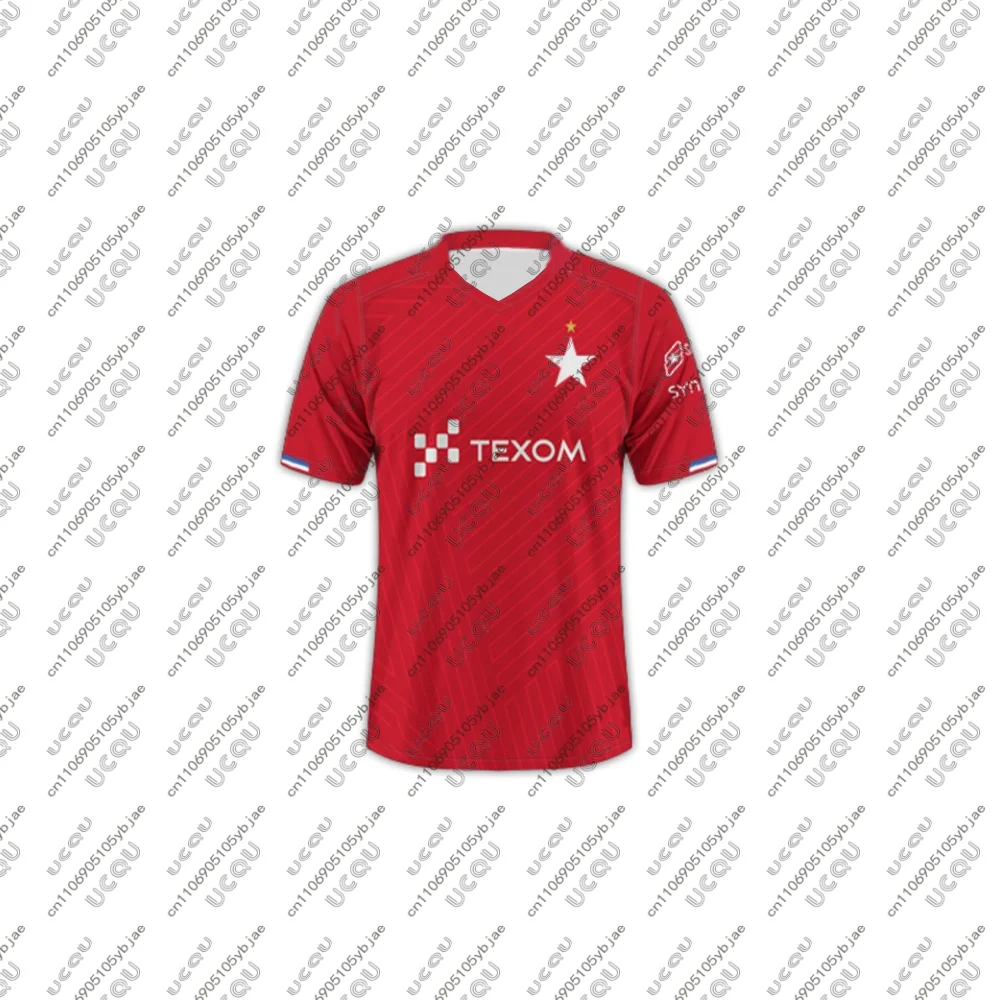 가을 남성 아동 소년 통기성 빠른 건조 축구 유니폼 상의 성인 홈 유니폼 축구 W-Wisła 스포츠 어웨이 2025-26 K-Krakow