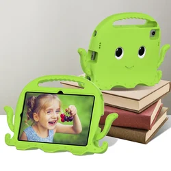 EVA Kids Octopus Cartoon Tablet Case for Huawei MatePad 10.4 & T8 (Grass Green)