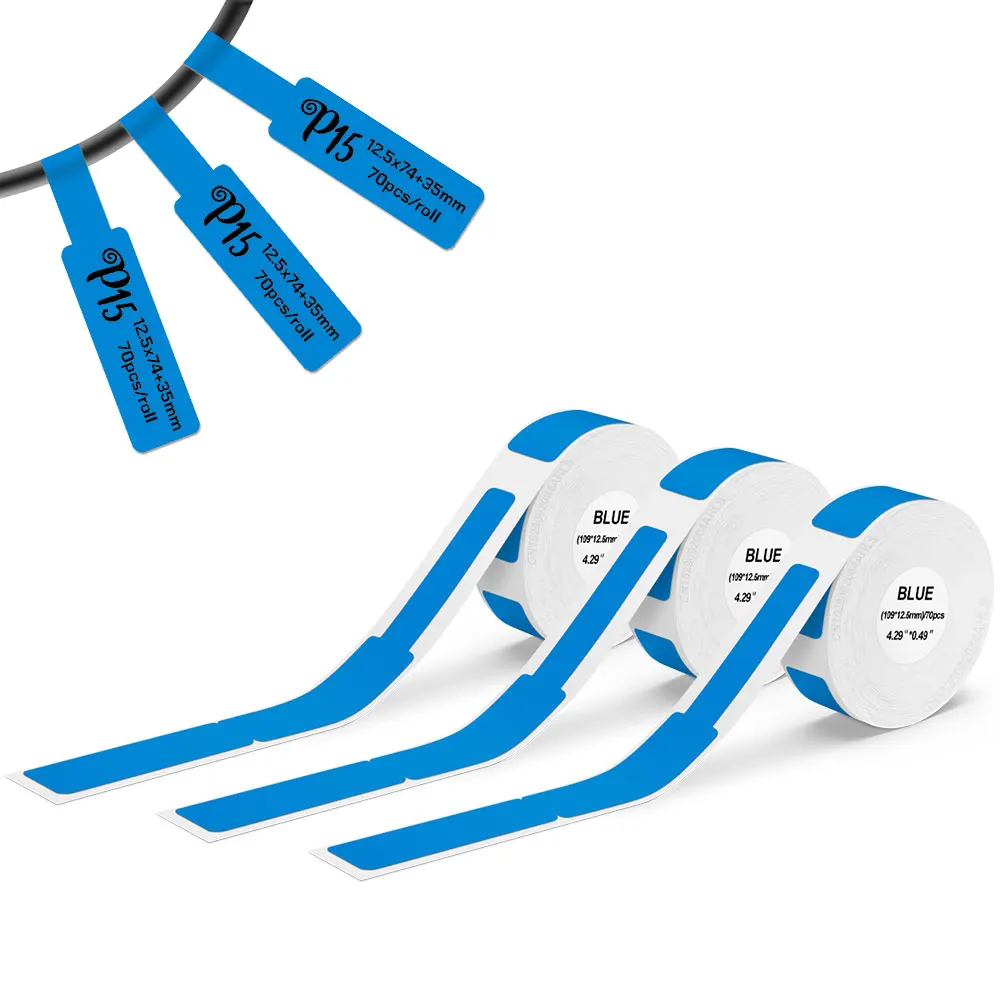 Wireless Bluetooth Thermal Label Printer with Adhesive Label Tape