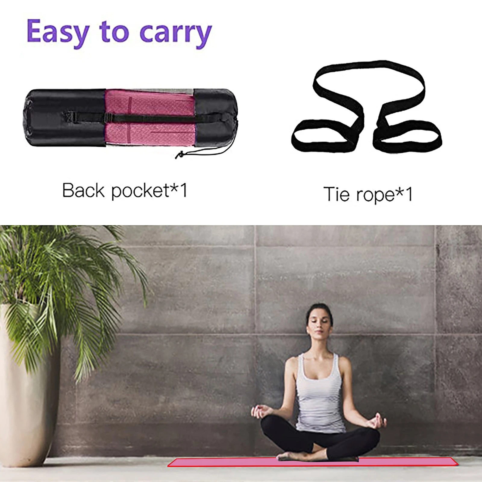 Blaast op Medaille water For Non-slip Mat Mat Mat Thick Fitness With Bag Extra Carry Yoga Sports  Waterproof Yoga Fitness & Yoga Equipment #t2g - Elastoplast - AliExpress
