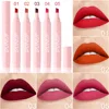5 Colors Lipstick Pencil Matte Velvet Waterproof Long-lasting Non-stick Cup Lip Stick Sexy Rose Red Orange Lip Liner Makeup 2
