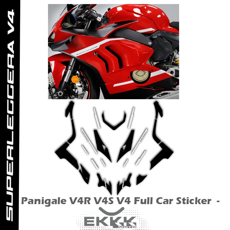 Ducati Panigale V4 V4S V4R Superleggera V4  ü ڵ ƼĿ, Į ҷο  ΰ ü ڵ Į ƼĿ