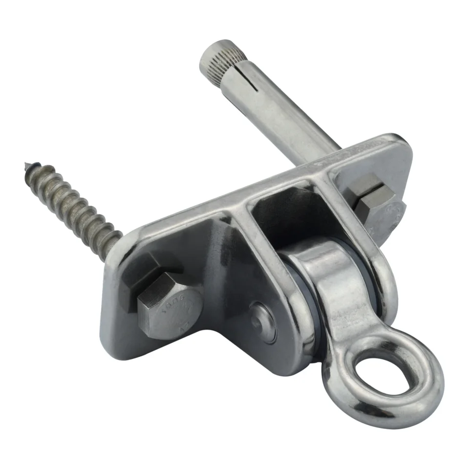 Set Di 2 Ganci Da Soffitto In Acciaio Inox 304 – Girevoli 360°, Carico 450 Kg, Per Sacco Da Boxe, Altalena, Amaca E Lampade