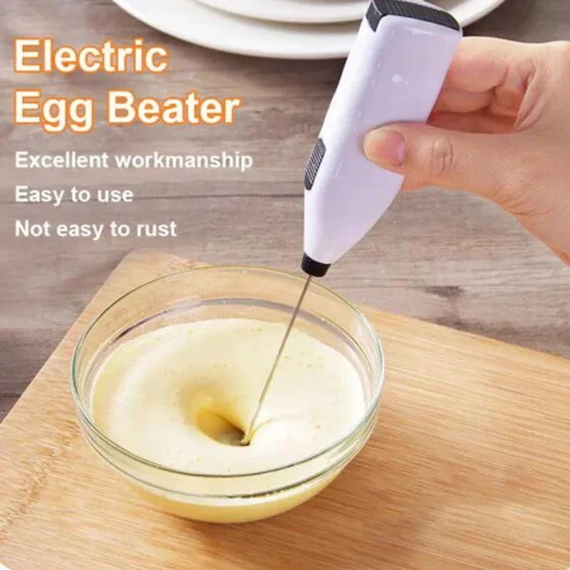 Frusta elettrica Mixer Mini frullino per le uova portatile per uso domestico Frullatore da cucina Caffè Latte Tè Sbattere la crema mescolando
