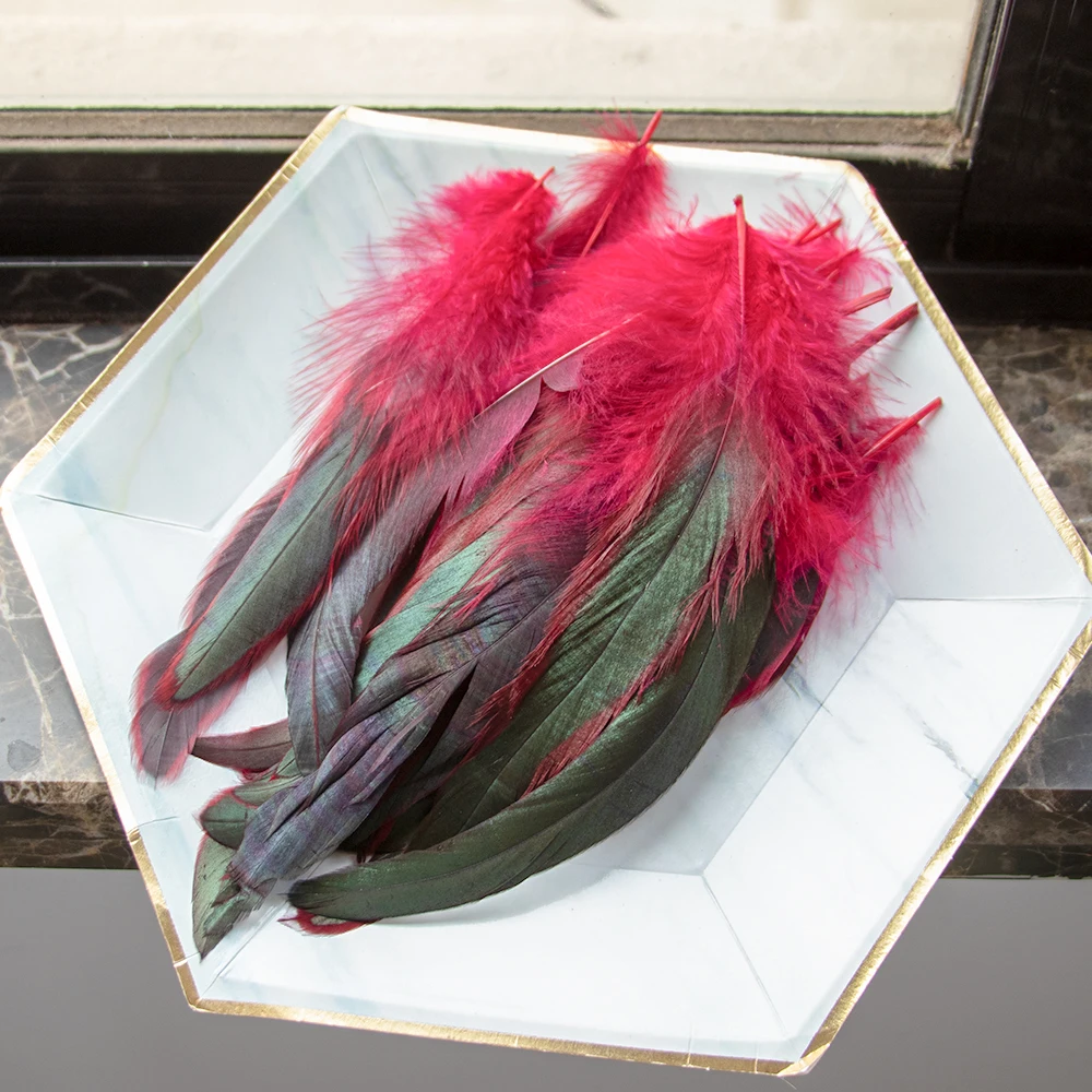 50/100pcs Natural Color Cock Feathers 12-18cm/5-7inch For DIY Crafts, pheasant feathers,rooster feathers,craft feathers,natural feathers