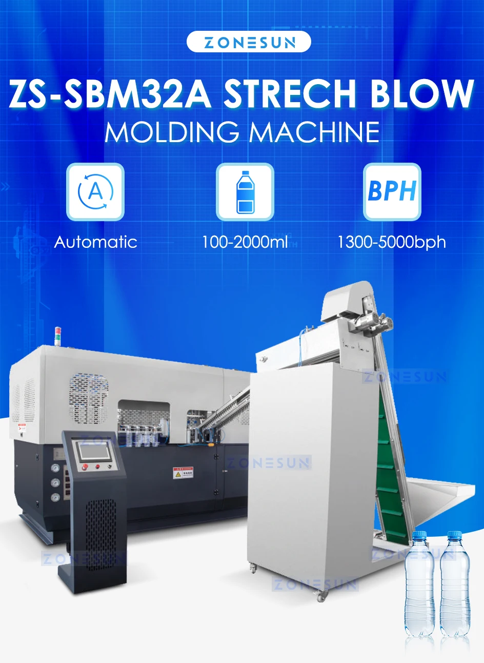 ZONESUN Automatic Stretch Blow Molding Machine ZS-SBM32A