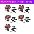 5PCS MG90S 180D